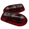 5020659 Xtune fits Mercedes Benz W210 E-Class LED Tail Lights Red Smoke ALT-CL