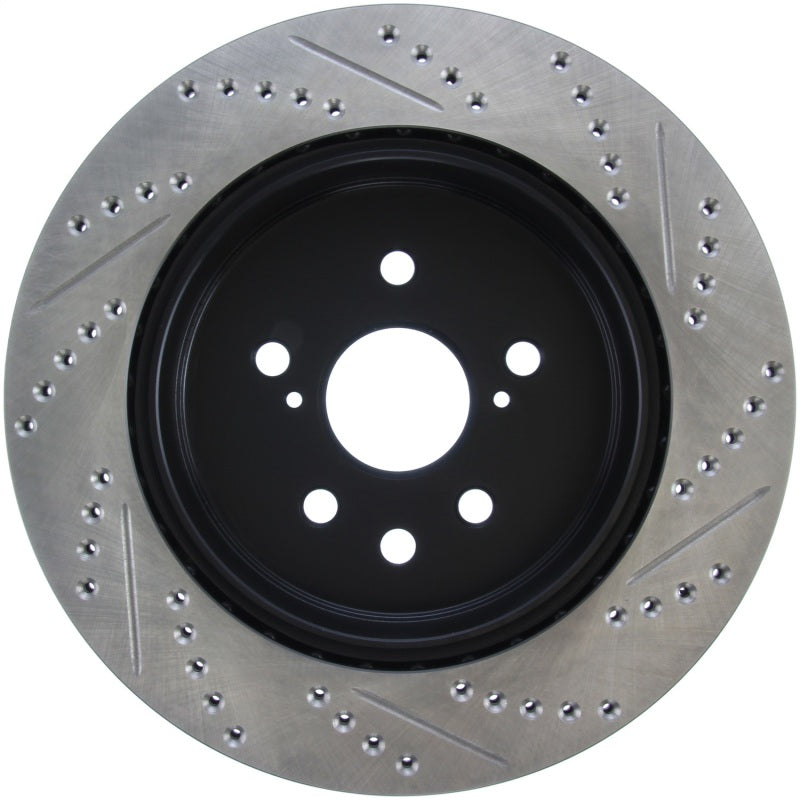 Stoptech 127.44189R Slotted & Drilled Sport Brake Rotor Right Rear 13-14 fits Lexus GS300/350/400/430