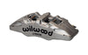 Wilwood Caliper-Forged Dynapro 6 5.25in Mount-Nickel-R/H 1.62/1.38in/1.38in Pistons .38in Disc