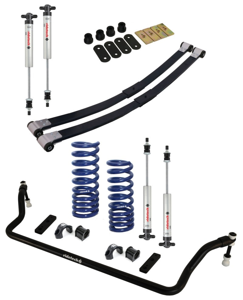 Ridetech 11175012 70-81 fits GM F-Body Small Block StreetGRIP Suspension System w/o Ball Joints & Bushings