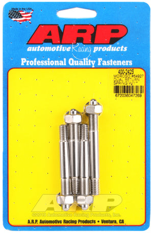 ARP 400-2423 Moroso 64927 Dual Return Spring w/ 1in Spacer Plate SS Carb Stud K