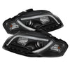 Spyder 5071842 fits Audi 06-08 A4 Projector Headlights Halogen Only - Light Tub