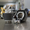 S&S 910-0646 Cycle 99-06 BT 4in Bore 4in Stroke Cylinder Kit - Wrinkle Black w/