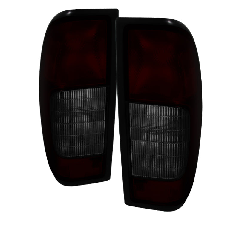 9033223 Xtune fits Nissan 00-04 Frontier OEM Style Tail Lights Red Smoked ALT-