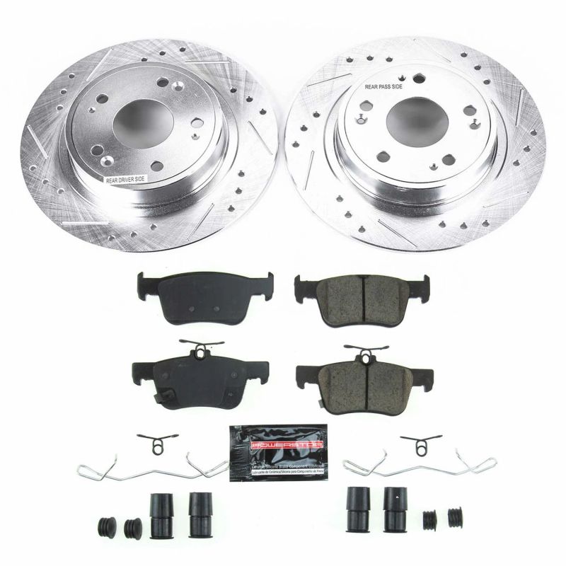 PowerStop K8063 fits Honda 18-19 Accord Rear Z23 Evolution Sport Brake Kit