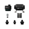 DeatschWerks 8-FFR-070-010K-6 DWFFR-X 70mm Billet Fuel Filter Regulator - 10 Micron with 6AN Fittings