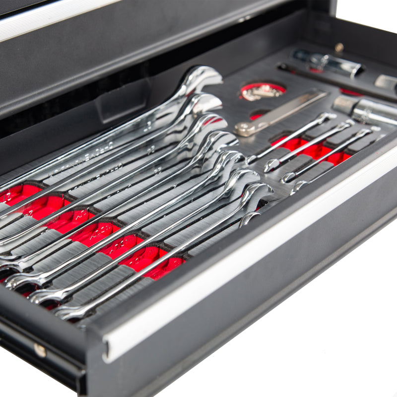 BikeMaster 510002 3 Drawer Tool Kit - 129 Piece Set