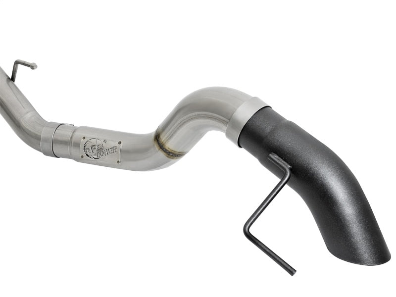 AFE 49-33095-B orce-Xp Cat-Back Exhaust w/Dual Hi-Tuck Tips Black 17-18 fits Fo