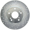 Stoptech 227.40036R Select Sport 06-08 fits Honda Civic GX / 98-02 Accord V7 Slotted and Drilled Right Front Rotor