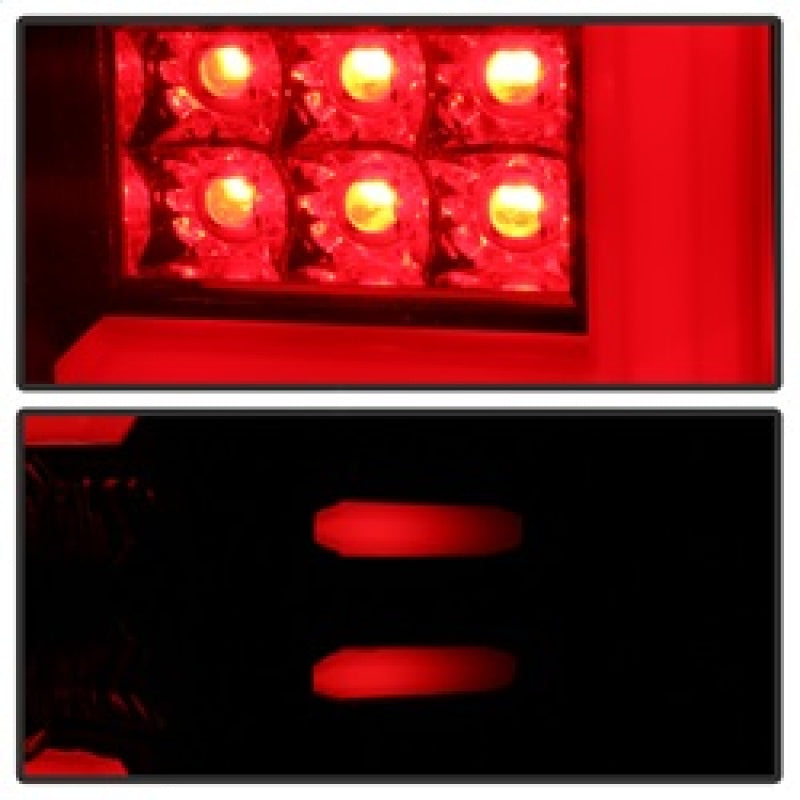 Spyder 5083739 fits Chevy 16-17 Silverado Light Bar LED Tail Lights - Black Smo