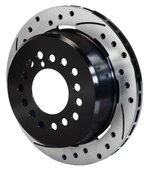 Wilwood 160-11376-BK Rotor-2.32in Offset-SRP-BLK-Drill-RH 11.00 x .810 - 5 Lug