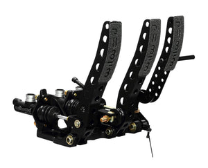Wilwood 340-12410 Pedal Assembly Floor Mount-Brake Clutch & Throttle