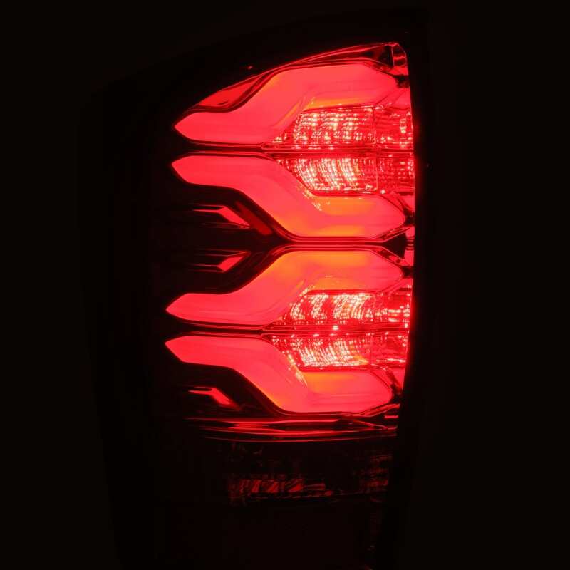 AlphaRex 680000 16-21 fits Toyota Tacoma LUXX LED Taillights Blk/Red w/Activ