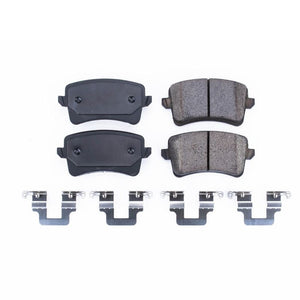 PowerStop 17 1386 fits Audi A4 Rear Z17 Evolution Ceramic Brake Pads w/Hardware
