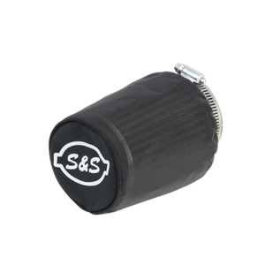 S&S 106-0247 Cycle Air Filter Cover For Tapered S&S Tuned Induction Filters - Bl