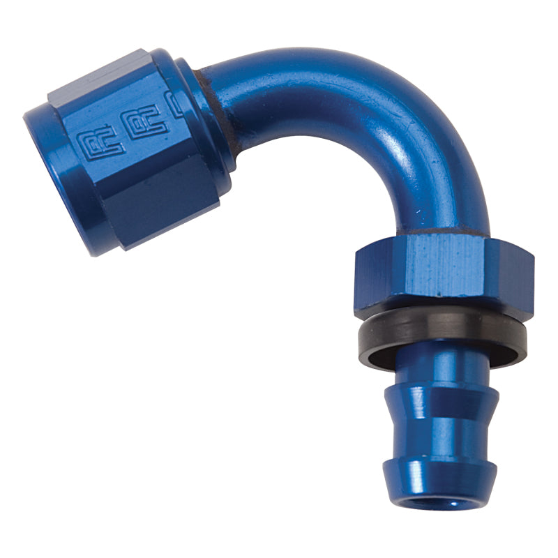Russell 626030 Performance -6 AN Twist-Lok 150 Degree Hose End (9/16in Radius)
