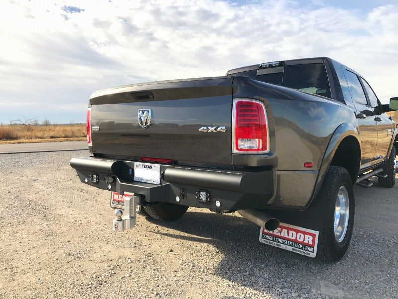 Road Armor 410VR0B 10-18 fits Dodge 2500 Vaquero Rear Non-Winch Bumper - Tex Blk