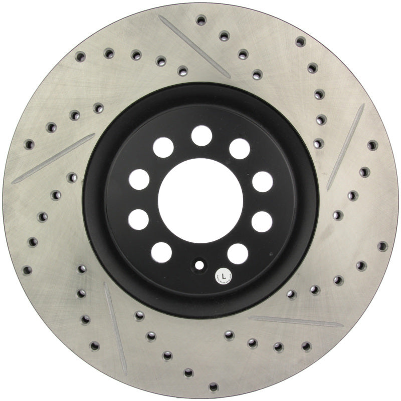 Stoptech 127.33062L Slotted & Drilled Sport Brake Rotor