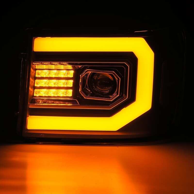 AlphaRex 880096 07-13 fits GMC Sierra 1500 (No Clsc) LUXX-Series LED Proj HL