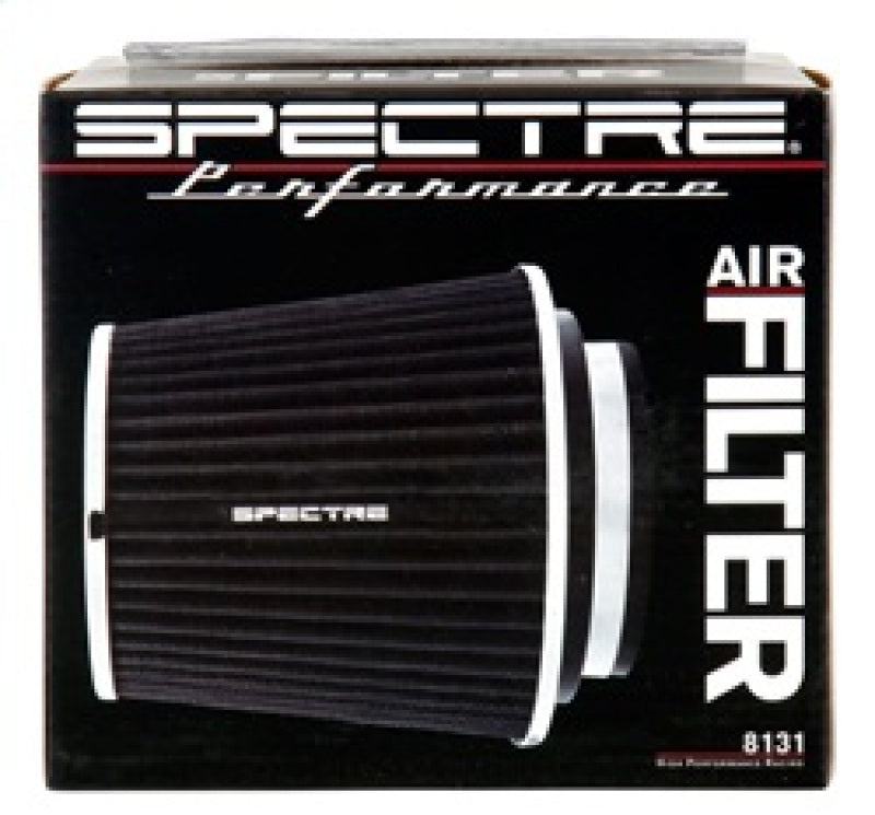Spectre 8131 Adjustable Conical Air Filter 5-1/2in. Tall (Fits 3in. / 3-1/2in. / 4in. Tubes) - Blk