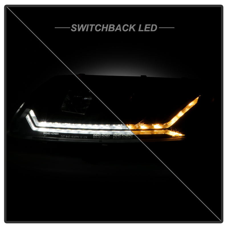 Spyder 09-11 Audi A6 Xenon/HID Model Only Projector Headlights - (PRO-YD-ADA609HID-SEQ-BK)