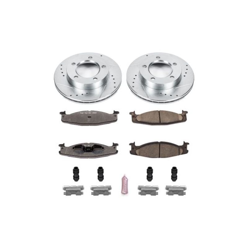 PowerStop K5067-36 94-96 fits Ford Bronco Front Z36 Truck & Tow Brake Kit