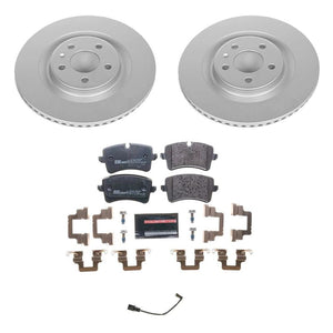 PowerStop ESK6001 2012 fits Audi A7 Quattro Rear Euro-Stop Brake Kit