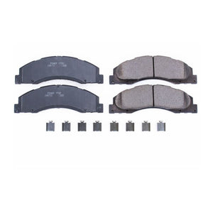 PowerStop 17 fits Ford E-150 Front Z17 Evolution Ceramic Brake Pads w/Hardware