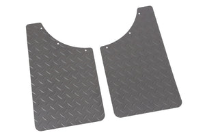 Dee Zee DZ1808TB Deezee Universal Flaps Brite-Tread Universal 11x19 Notched (Txt Blk)