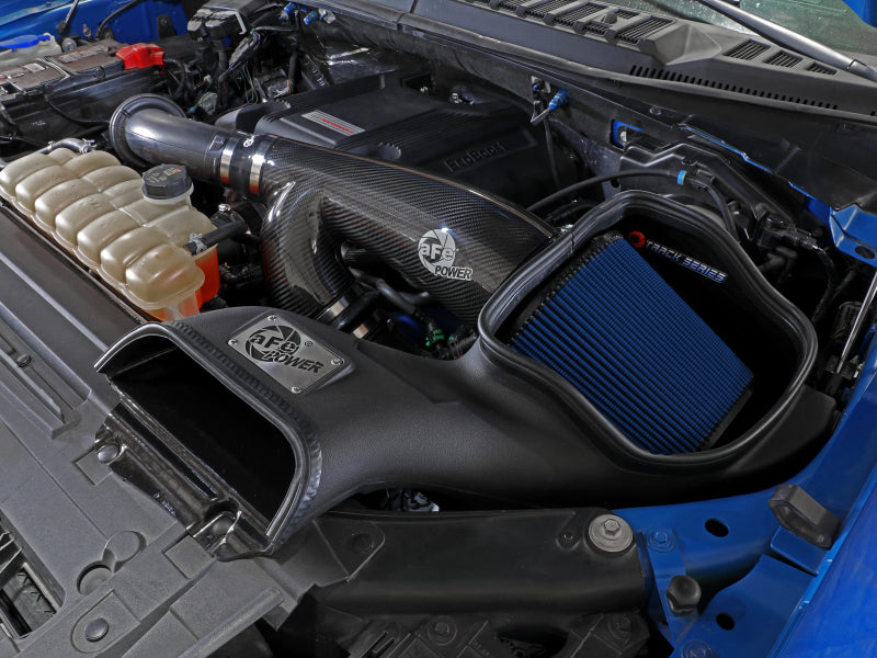 AFE 57-10010R fits Ford F-150/Raptor Track Series Carbon Fiber Cold Air Intake