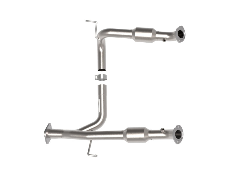 AFE 48-46006-RC fits Toyota Tacoma 05-15 V6-4.0L Twisted Steel Y-Pipe w/ Cat
