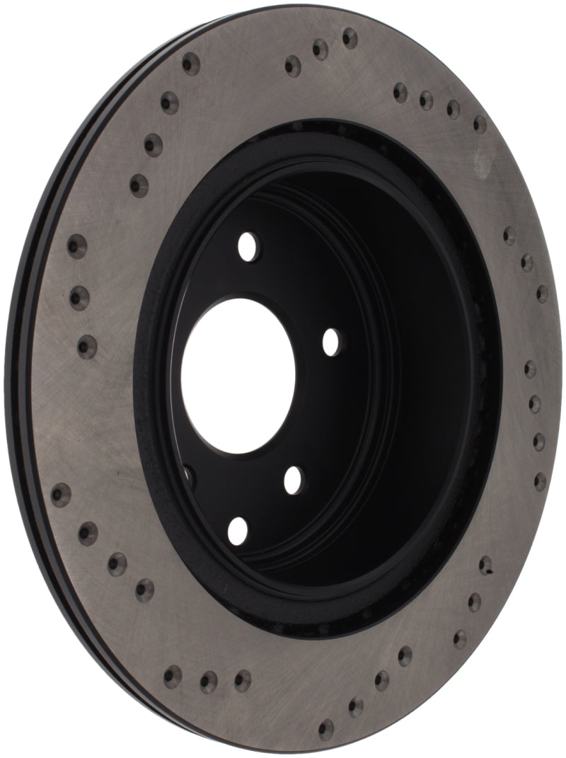 Stoptech 128.42088R 08-09 fits Infiniti EX35 / 05-08 G35 / 09 G37 / 06-09 M35/M45 Drilled Right Rear Rotor