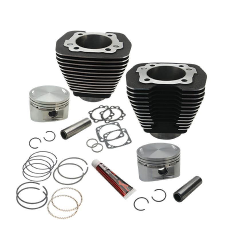 S&S 91-7502 Cycle 84-99 BT w/ Stock Heads 88in 3 5/8in Big Bore Cylinder & Pisto
