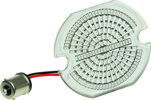 Kuryakyn 2940 Kuryakyn Luminez L.E.D Rear Turn Signal Insert 1156 Red Flat Style