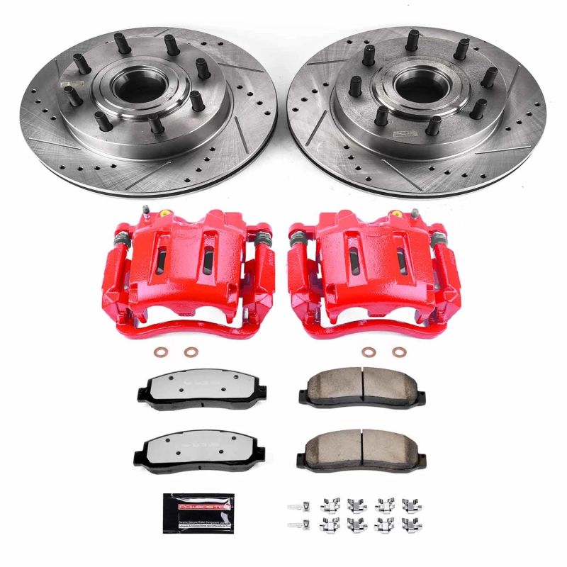 Power Stop KC5585 36 fits Ford F-250 Super Duty Front Z36 Truck & Tow Kit w/Cals