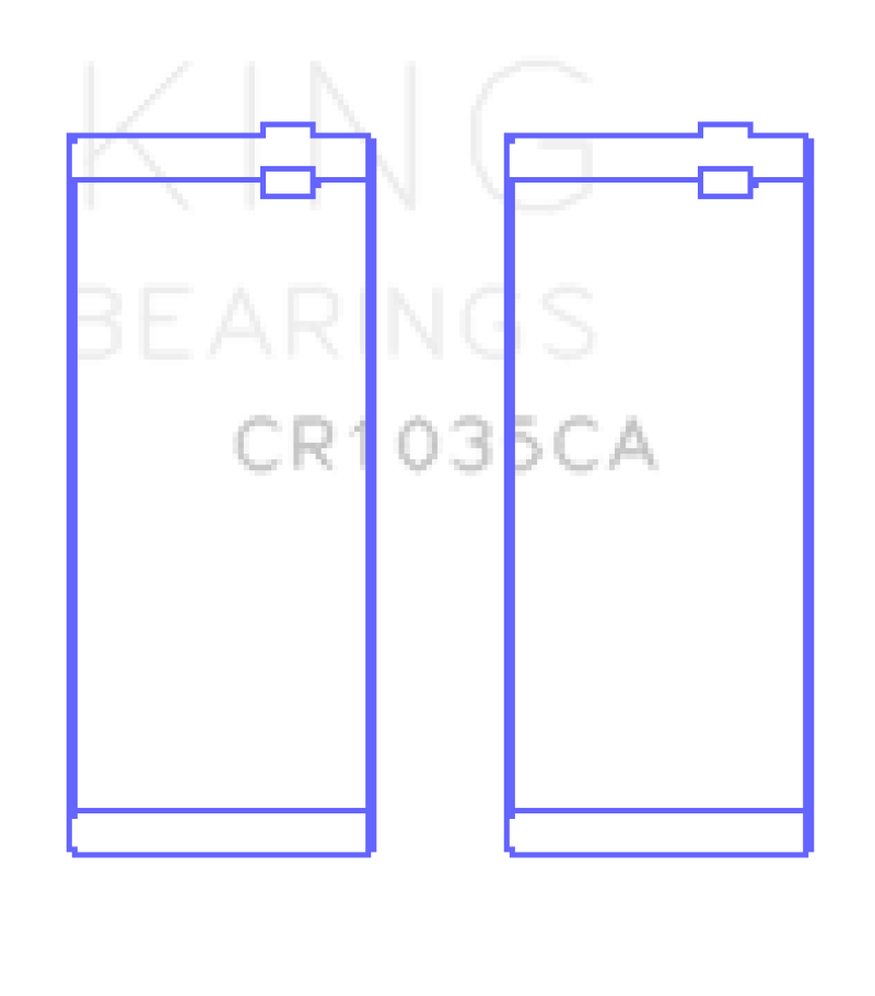 King CR1035CA fits Dodge Cummins B-Series L4/L6 (Size STD) Rod Bearing Set