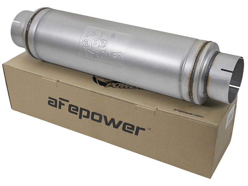 AFE 49M00023 Aluminized Steel Muffler 5in Center/Center 24in L x 7in Diameter -