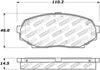 Stoptech 308.0525 Street Touring 90-93 fits Mazda Miata Front Brake Pads D525