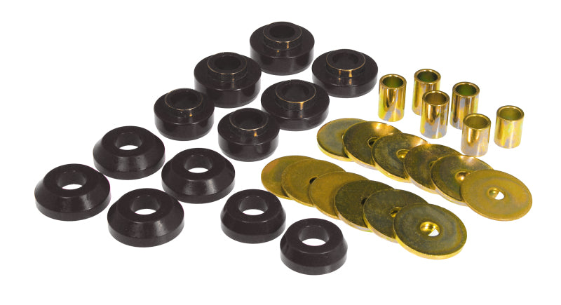 Prothane 7-120-BL fits Chevy 67-69 Camaro/fits Firebird Conv Body Mount - Black