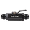 Russell 650643 Performance Shutoff Valve -8 AN Male Black Finish