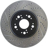 Stoptech 127.44107R 95-00 Lexus LS 400 Right Front Slotted & Drilled Rotor