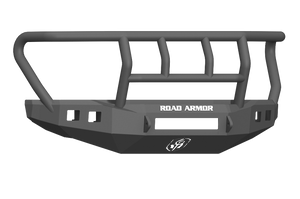 Road Armor 61742B-NW 17-20 fits Ford F-250 Stealth Wide Fender Front Bumper w/fits Titan II Guard Wide Flare - Tex Blk