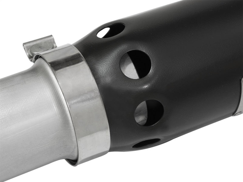 AFE 49-44064-B BORE HD 3.5in DPF-Back SS Exhaust w/Black Tip 2016 fits GM Color