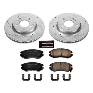 PowerStop K5913 fits Kia 10-11 Soul Front Z23 Evolution Sport Brake Kit