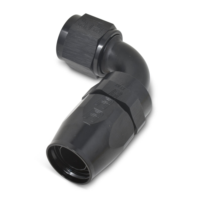 Russell 610185 Performance -10 AN Black 90 Degree Full Flow Hose End