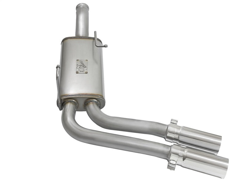 AFE 49-44070-P Series CB Middle-Side Exit SS Exhaust w/ Polished Tips 09-16 fit