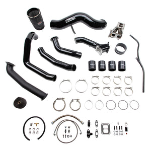Wehrli WCF100489-fits GM 01-04 Duramax LB7 S400 Single Turbo Install Kit - Gun M