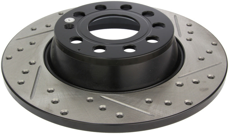 Stoptech 127.33099L Slotted & Drilled Sport Brake Rotor