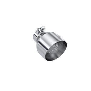 MBRP T5190 Universal T304 Stainless Steel Tip 6.5in Length Angle Cut Single Wall