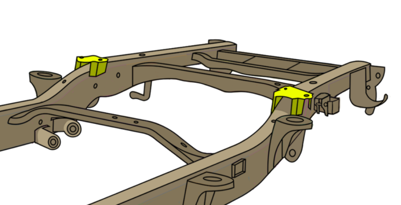 RustBuster RB7034 Forward Bed Mount
